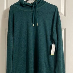 Cowl-Neck sweatshirt (go-dry old navy active)